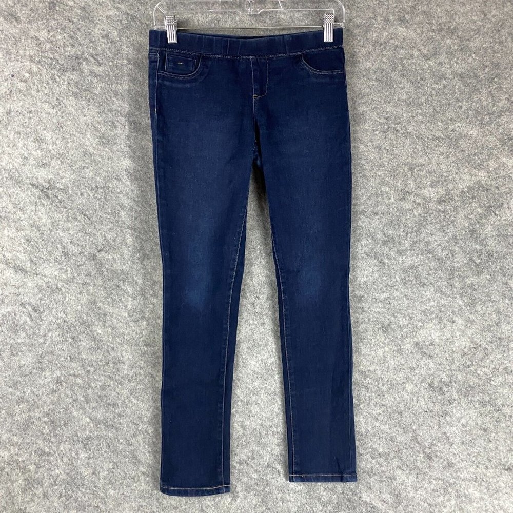 Scissor Jegging Jeans 14 Yrs Girls Pull On Stretch Blue Cotton Blend